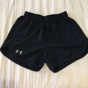 Under Armor Black Running Shorts